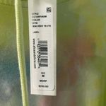 Alice + Olivia Tie Dye Funnel Neck Crop Hoodie Beachside Yellow L Photo 5