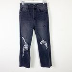 Wild Fable  Grey Distressed Denim Highest Rise Straight Leg Jeans Size 10 Photo 1