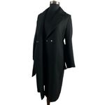 H&M  Elegant Buckle Belt Trench Coat In Black Plus Size Photo 12