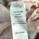 Doe & Rae  Beige Long Sleeve‎ Shirt With Lace Sides Size Small Photo 5