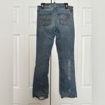 American Eagle Outfitters Blue Women's Distressed Flared Jeans Size 10 Photo 2