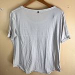 Lululemon Run Away Tee Size 14 SS Shirt White Reflector Pocket Activewear Yoga Photo 3