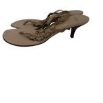 Coach "Darla" Suede Biscotto Size 9.5 B (Floral - like a cluster of peonies) Photo 3