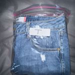 CAbi 5087 Medium Wash Denim Distressed Skinny Jeans 6β Mid Rise Casual Ripped Photo 11