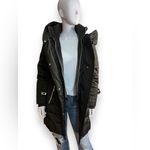 Kensie Parka Puffer Coat with Hood Army Green Size Small Winter Puffer Coat Jacket Photo 6