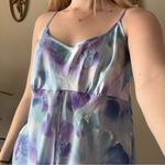 California Dynasty Sheer and Silky Tank Top Blue Size L Photo 7