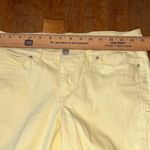 Vintage‎ America Boho Crop Jeans Butter Yellow Size 8 Photo 6