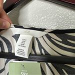 H&M  Women's Mini Faux Wrap Dress Medium Front Slit L/S Swirl Pattern Hippie Photo 6