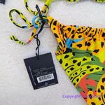 New! Set! It's Now Cool Square Tie Bikini set, top size S, bottom size M Yellow Photo 10