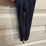 Zyia  Athleisure Navy Blue Joggers Ankle Zipper Pants Sz Small EUC #2085 Photo 6