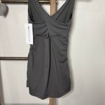 Athleta ‎ Side Scrunch Gray Swim Tank Size Small NWT Photo 4