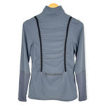 LIJA | Women's Small | Steel Blue Long Sleeve Ruched Athletic Golf Tennis Jacket Gray Photo 5