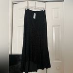 Chico's Janet Animal Print Velvet Burnout High Low Skirt Photo 1