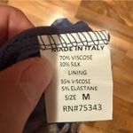 LARA G women’s‎ floral silk blend dress light weight NWT medium wedding Blue Photo 4