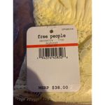 Free People Intimately Bralette Teegan Longline Lace in Yellow, NWT Size XS Photo 3