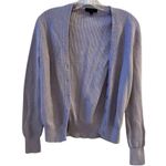 J.Crew  Light Purple Ribbed Cardigan Button Down V-Neck Size S Photo 5