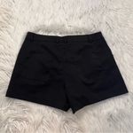 Divided H&M Pleated Dressy Shorts Black Photo 4