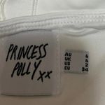 Princess Polly White Sleeveless Strapless Tube Bandeau Ruched Blouse Top Size 2 Photo 3