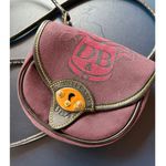 Dooney & Bourke Vintage Rare Purple Mini Cavalry Crossbody Punk Goth Bag Photo 1