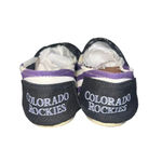 COLORADO ROCKIES MLB WOMENS STRIPE CANVAS SHOES SIZE 6 Black Photo 9
