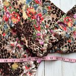 Alberto Makali  Leopard Floral Mixed Print Luxe Cardigan Medium Photo 12