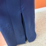 Black Halo  High Rise Elegant Dark Blue Maxi Skirt Size 8 Photo 8