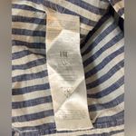 Eleventy Platinum 100% Linen Stripe Shirt coastal Italian relaxed fit grandma White Size M Photo 6