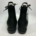 Sorel Evie ll NW lace up wedge booties black women’s size 12 leather canvas new! Photo 6