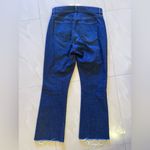 Loft Ann Taylor The Kick Crop Jeans Size 4 Dark Blue Pockets Zippers Straight Photo 13