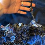 Blue Patterned Women's Dress Photo 1