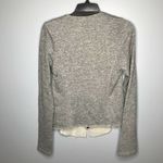 Anthropologie Dolan Lace Panel Gray Zip Up jacket Photo 4