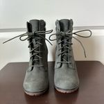 Timberland Women's Allington Heights Lace Grey/Green Boots Size 6.5 Photo 2