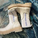 Off-White Women’s Pink Winter Boots Virgil SZ 37 USA 7 Designer “For Rainy Days” Photo 1