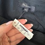 Madewell Brooke One Shoulder Ruffle Midi Dress Black Size 2 NEW Photo 8