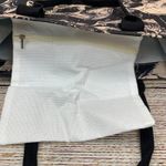 Skull Print Reusable Grocery Bag Halloween Tote Black and Beige New‎ Photo 4