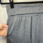 Aerie  Fold Over High Rise Jogger Pants  Dark Gray Heather Stretch  Women's Small Photo 3