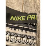 Nike  Pro Small Leggings Gray Yoga Pants Compression Geometric Stretch‎ Athletic Photo 3