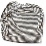 Maurice's  Black & White Striped Sweatshirt Photo 2