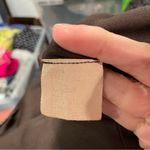 Stunnnig Y2K Tadashi Collection silk ruched chocolate brown deep v bodycon dress Size M Photo 3