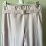 Betabrand  Blush Pink High-Rise Tailored Ankle Yoga Dress Pants with Belt Size M Photo 4