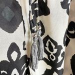 Boho Me  Elastic Waist Wide Leg Casual Pants Ikat Print Size Medium Photo 3