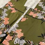 MINKPINK  Move Floral Crop Leggings in Green Medium Photo 4