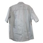 Duluth Trading Co. Gray Button Down Logo’d Work Shirt Large Tall Photo 3