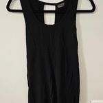 Nicole Miller  Black Cut Out Sleeveless Tank Top Photo 1