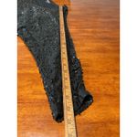 Women’s Sequin Black Blouse 18 20 Cold Shoulder NYE Party Holiday Cocktail Plus Photo 7