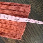 Marled Coral Open Knit Cardigan Orange Size M Photo 5