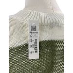 Madewell Women's Stripped White & Green Sweater*NWT* - Size XS Photo 4
