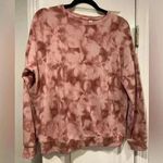 Athleta Women's Studio To Streetwear Tie Dye Crewneck Sweatshirt Pink Size XS Photo 0