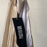 Dolls Kill Poster Girl gold iridescent cowlneck spaghetti strap formal gown Photo 5