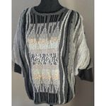 Vintage Carducci Geometric Textured Sweater, Size S Photo 1